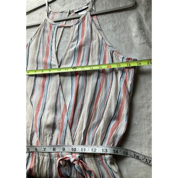 New Joe B striped Rayon Romper size large New with tags - Picture 4 of 10